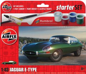 AIRFIX 1/43 Jaguar E-Type (Starter set)
