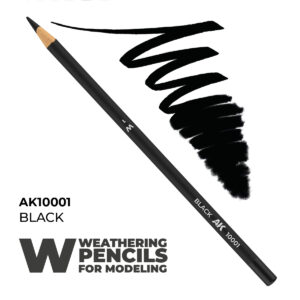 AK Interactive Black Color Weathering Pencil