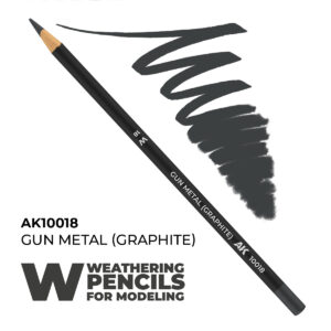 AK Interactive Gun Metal (Graphite) Color Weathering Pencil