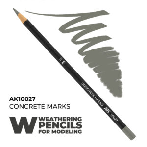 AK Interactive Concrete Marks Color Weathering Pencil