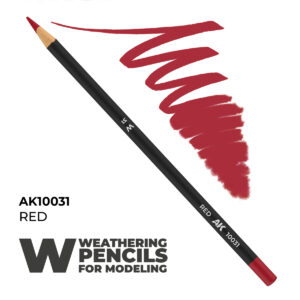 AK Interactive Red Color Weathering Pencil