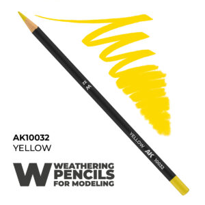 AK Interactive Yellow Color Weathering Pencil