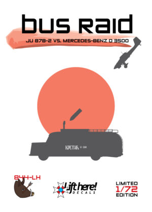 LIFT HERE! Bus Raid, Ju 87B-2 vs. Mercedes-Benz O 3500 in 1/72