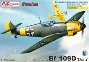 AZ MODEL 1/72 Messerschmitt Bf 109D "Dora"