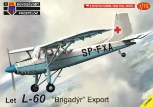 KP MODELS 1/72 Let L-60 „Brigadýr“ Export