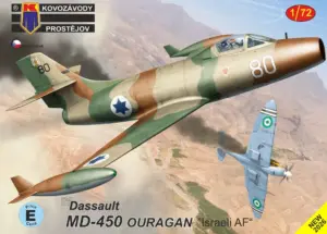 KP MODELS 1/72 Dassault MD-450 Ouragan „Israel AF“