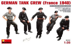 MINI ART 1/35 German Tank Crew (France 1940)