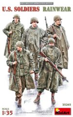MINI ART 1/35 U.S. Soldiers Rainwear WW II Military Miniatures