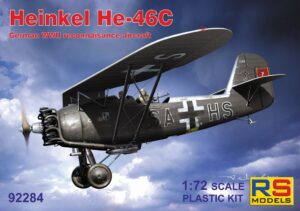 RS MODEL 1/72 Heinkel He 46C German WWII Reconnaisance Aircraft