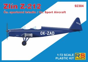 RS MODEL 1/72 Zlín Z-212 Czechoslovakian Sport Aircraft