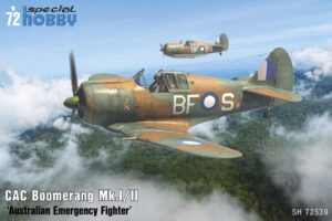 SPECIAL HOBBY 1/72 CAC Boomerang Mk.I/II 'Australian Emergency Fighter'