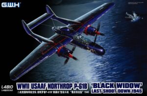 GREAT WALL 1/48 WWII USAAF Northrop P-61B 'Black Widow' Last Shoot Down 1945