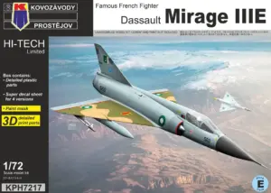 KP MODELS 1/72 Famous French Fighter Dassault Mirage IIIE (HI-TECH Limited)
