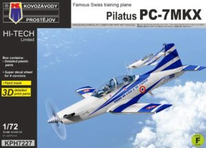 KP MODELS 1/72 Famous Swiss training plane Pilatus PC-7MKX (HI-TECH Limited)