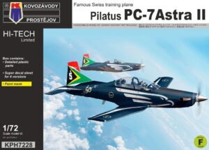 KP MODELS 1/72 Famous Swiss training plane Pilatus PC-7 Astra II (HI-TECH Limited)
