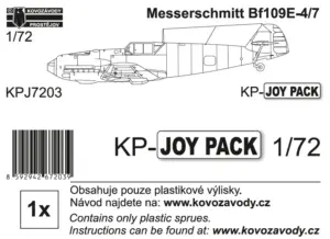 KP MODELS 1/72 Bf 109E-4/7 (KP Joy pack)