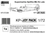 KP MODELS 1/72 Spitfire Mk.Vb Late (KP Joy pack)