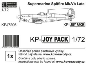 KP MODELS 1/72 Spitfire Mk.Vb Late (KP Joy pack)
