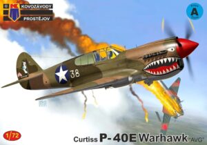 KP MODELS 1/72 Curtiss P-40E Warhawk "AVG"