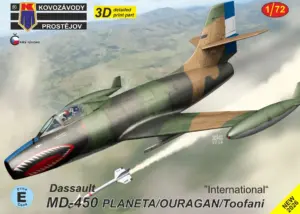 KP MODELS 1/72 Dassault MD-450 Ouragan/Toofani „International“