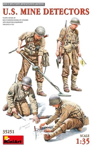 MINI ART 1/35 U.S. Mine Detectors