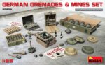 MINI ART 1/35 German Grenades & Mines Set WW II Military Miniatures Series