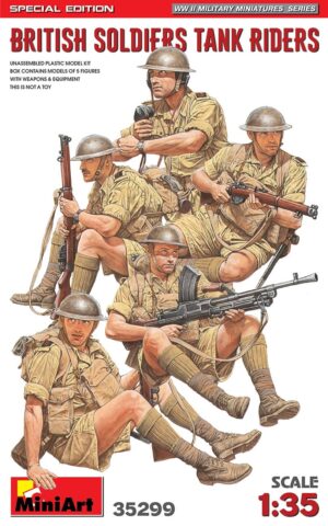 MINI ART 1/35 British Soldiers Tank Riders (Special Edition)