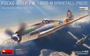 MINI ART 1/48 Focke-Wulf FW 190D-9 Mimetall Production Jagdgeschwader 301 Basic Kit