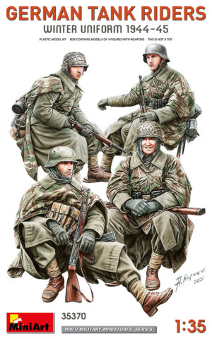 MINI ART 1/35 German Tank Riders Winter Uniform 1944-45