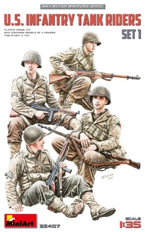 MINI ART 1/35 U.S. Infantry Tank Riders Set 1