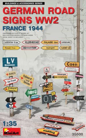 MINI ART 1/35 German Road Signs WW 2 France 1944