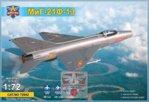 MODELSVIT 1/72 MiG-21 F-13 Supersonic jet fighter