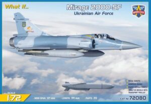 MODELSVIT 1/72 Mirage 2000-5F Ukrainian Air Force Scalp EG Missile With Transport Trolley