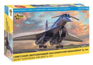 ZVEZDA 1/144 Soviet Supersonic Civilian Airliner Tu-144