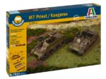 ITALERI 1/72 M7 Priest 105mm HMC / Kangaroo (2 fast assembly models)