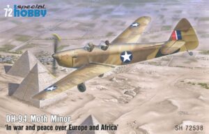 SPECIAL HOBBY 1/72 DH.94 Moth Minor 'In war and peace over Europe and Africa'