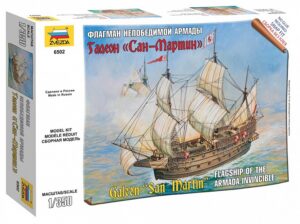 ZVEZDA 1/350 Flagship of the Armada Invincible San Martin