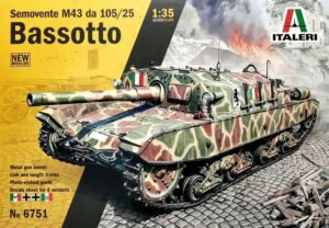ITALERI 1/35 Semovente M43 da 105/25 "Bassotto"